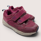 Velcro Pink Sneakers. Size C7