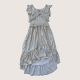 Paper Doll - Shimmer Ruffle Dress. Age 7