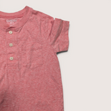Pink buttoned T-Shirt. Age 5