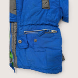 Blue Tehnical-look Winter Jacket. Age 4