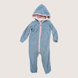 Fox Fleece Hooded Winter Onesie. Age 24M
