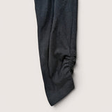 Black Ankle Length Rouced Leggings. Age 6-7
