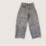 Zara Animal Denim Print Jeans - Age 8-9