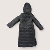 Long Black Light Puffer Coat. Age 6