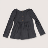 LS Cotton Top - Fall Leave Print. Age 4