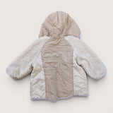Oatmeal, Lilac and Yellow Panel Jacket. Age 4-5