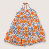 Californian Poppy Summer Dress. Age 5