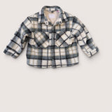 Plaid Fleece Lined Jacket. Age 5-6