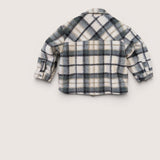 Plaid Fleece Lined Jacket. Age 5-6