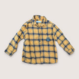 Yellow Plaid LS Shirt. Age 7