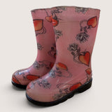 Rose & Heart Rain Boots. Size T7
