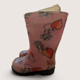 Rose & Heart Rain Boots. Size T7