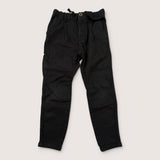 Black Drawstring Pants. Age 6