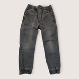 &Denim Black tapered Jeans. Age 6-7