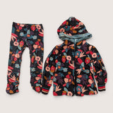 Berry & Floral Ruched Leggings. Age 24M