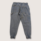 Blue/Grey Denim Tapered Jeans. Age 6-7