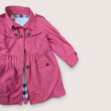 Burberry Blush Pink Trench Coat. Age 3