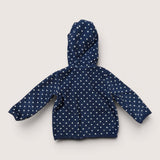 Hooded heart Blue Fleece. Age 18M