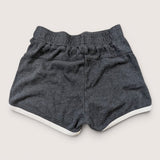 White Piping Grey Sweat Shorts. Age 6-7