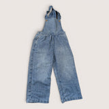 Lightweight Dungarees with Ruffle Straps. Age 4-5
