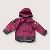 Helly Hansen Magenta Rain Jacket. Age 4