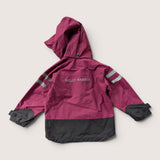 Helly Hansen Magenta Rain Jacket. Age 4