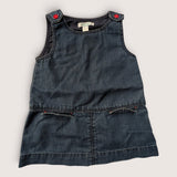 Mini polka dot pinafore dress. Age 18M