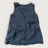 Mini polka dot pinafore dress. Age 18M