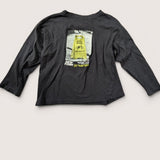 Zara LS Black Tee - Only Bikes. Age 8