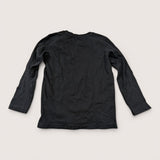 Zara LS Black Tee - Only Bikes. Age 8