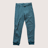 Green & White Striped Pajamas. Age 6-7