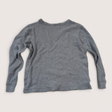 Waffle Grey Sweater. Age 8