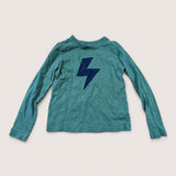 Green Lightening LS T-Shirt. Age 6-7