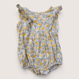 Lemon Ruffle Onesie. Age 2