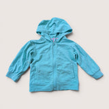 Lightweight Green Hoodie. Age 18M