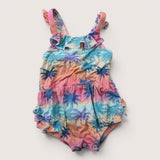 2 x Ruffle Bodysuit. Age 12-18M