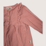 Pink Corduroy LS Top. Age 18M