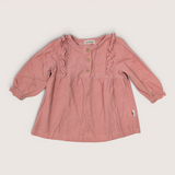Pink Corduroy LS Top. Age 18M