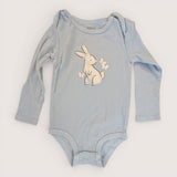 Blue Rabbit Onesie LS. Size 24M