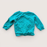 Dino Roar Green Sweater. Age 18M