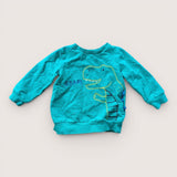 Dino Roar Green Sweater. Age 18M