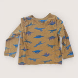Ochre Dino LS T-Shirt. Age 4