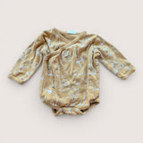 Ochre Rabbit Onesie. Age 0-3M