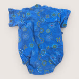 Blue Tie Fireworks Onesie. Age 3-6M