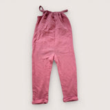 Peach Pull on Dungarees. Age 3