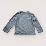 Firetruck LS Grey T-Shirt. Age 3
