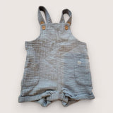 Organic Little Planet Lightweight Dungarees. Age 12M