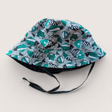 Reversible Fish Sunhat. Age3-6M