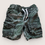 Camo Cargo Shorts. Age 2