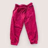 Red Canadiana Joggers. Age 3